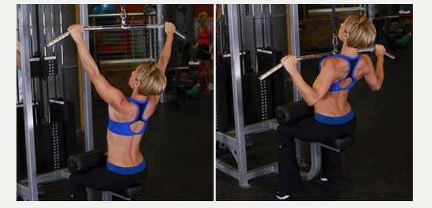 Wide-Grip Lat Pull Down