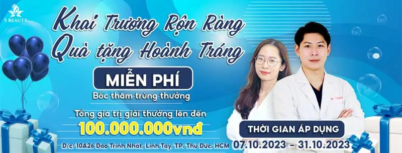 Phòng khám da liễu S Beauty Thủ Đức thông báo chuyển địa chỉ mới